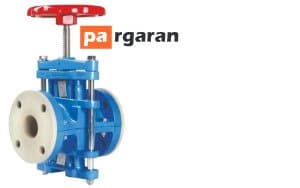 شیر گلویی با عملگر دستی