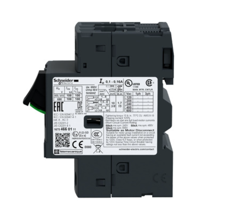 Schneider Electric gv2me08 thermal magnetic circuit breaker