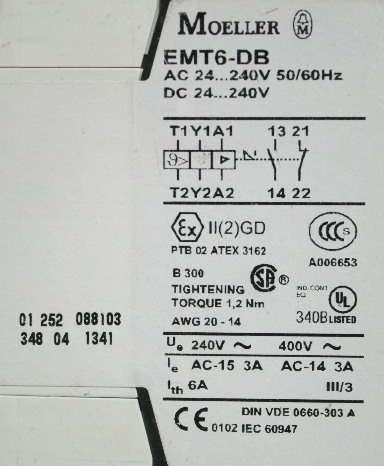 Moeller EMT6-DB Thermistor Relay