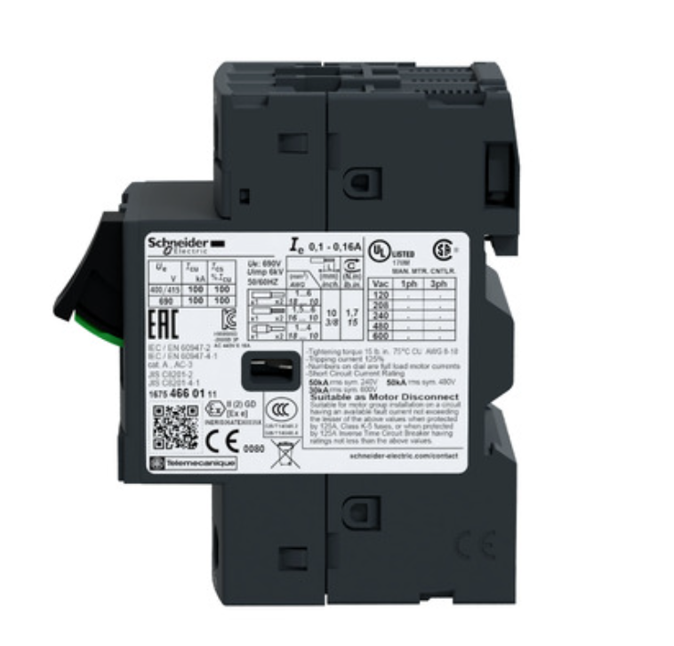 Schneider Electric gv2me07 thermal magnetic switch