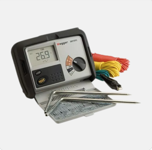 Megger DET3TC Three-terminal Earth/Ground Resistance Tester