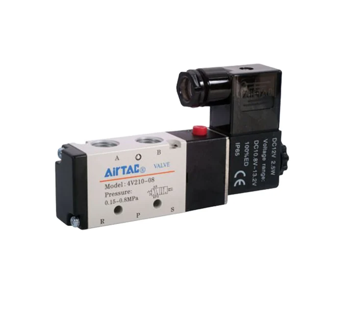 شیر برقی پنوماتیک برند ایرتک مدل 4V210-08