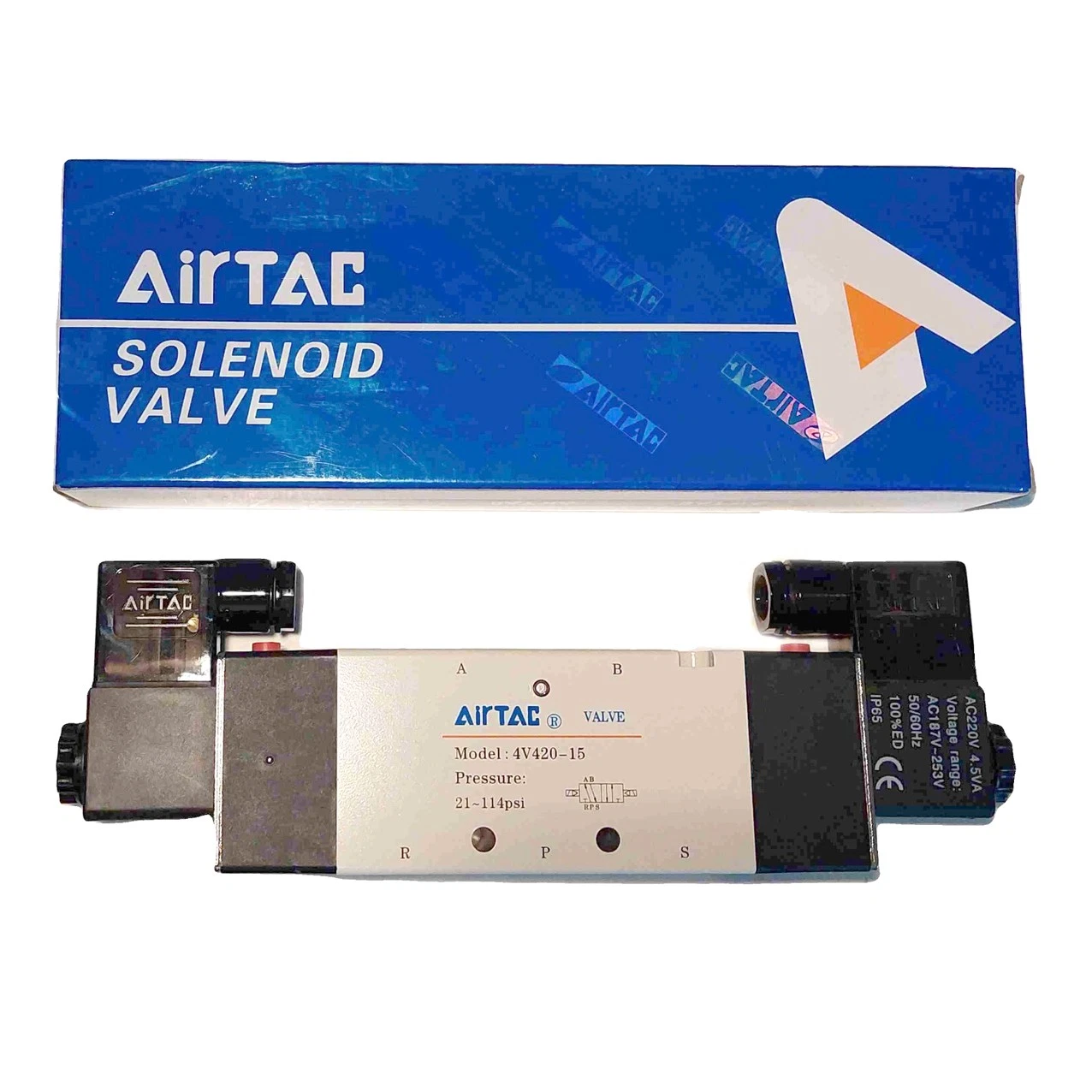 شیر برقی پنوماتیک مدل 4V420-15 برند ایرتک