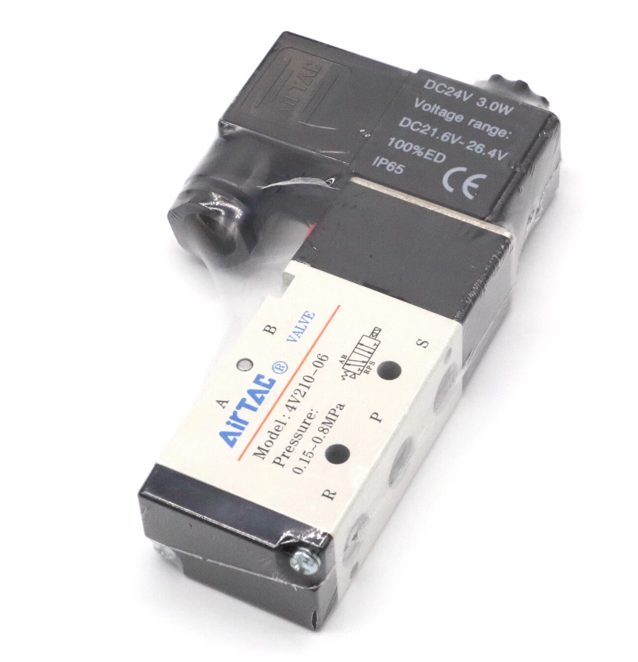 شیر برقی پنوماتیک 4V210-06 برند ایرتک