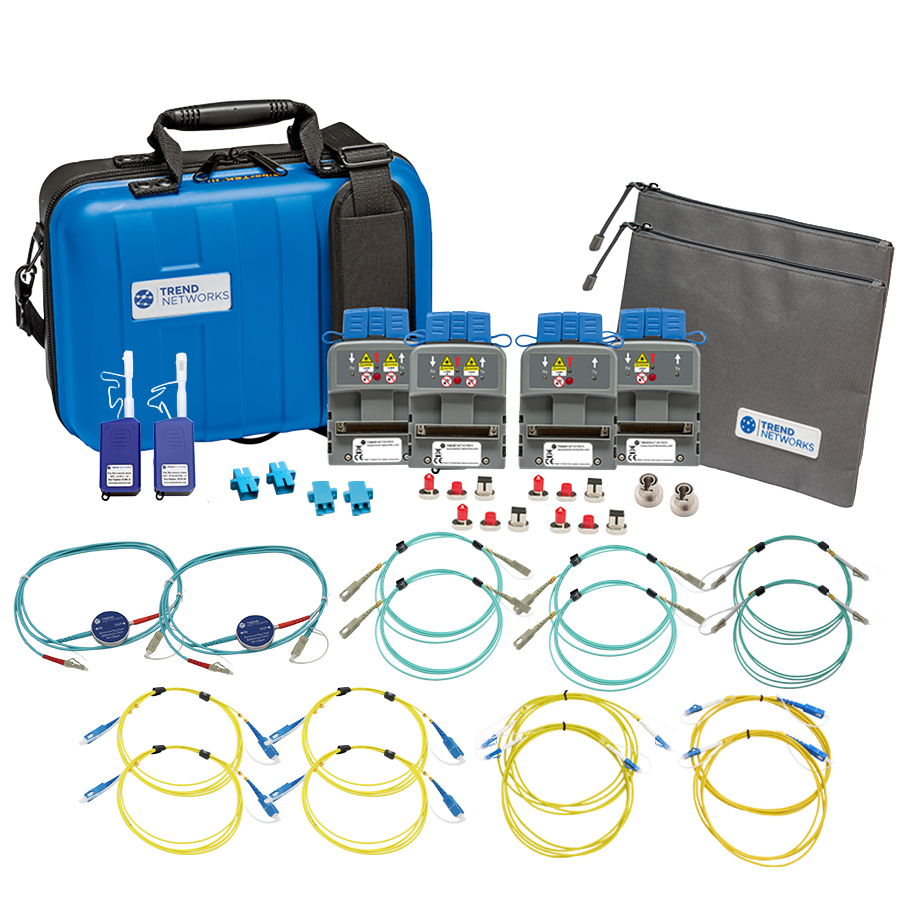 خرید کیت فیبر نوری FIBERTEK IV-MM LED & SM LASER KIT برند ترند مدل R164010