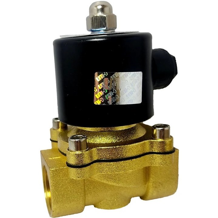 شیر برقی آلیاژی برند یونی-دی (UNI-D) سایز 1/2 اینچ