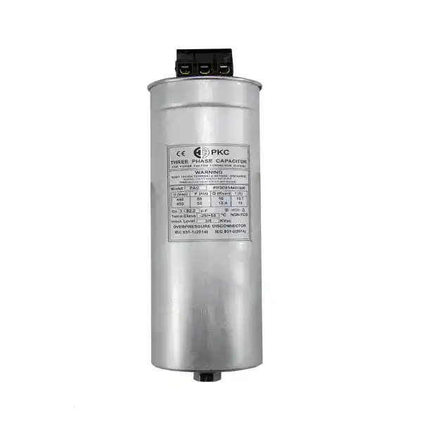 خازن سه فاز سیلندری 400v-30kvar برند PKC