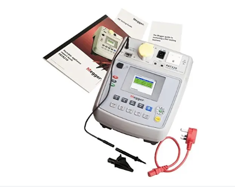 تستر ایمنی لوازم برقی قابل حمل برند مگر مدل PAT320-UK-Kit