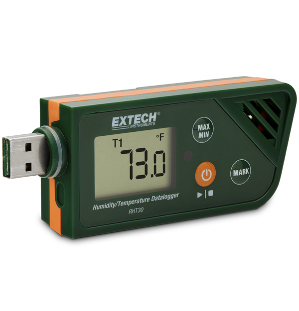 خرید دیتالاگر رطوبت و دما با رابط USB مدل RHT30 برند اکستک
