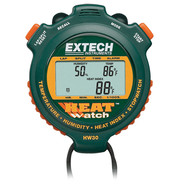 خرید تایمر دیجیتال نمایشگر دما، رطوبت و شاخص گرمایی HeatWatch™ مدل HW30 برند اکستک
