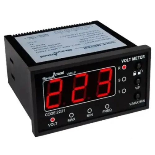 ولت‌ متر تابلویی 48×96 برند شیوا امواج مدل VMU-F 22U1