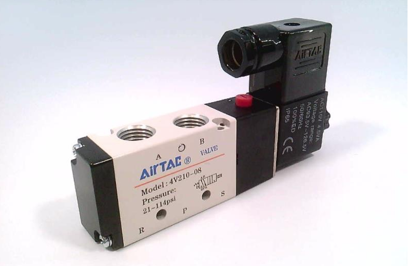 شیر برقی پنوماتیک برند ایرتک مدل 4V210-08