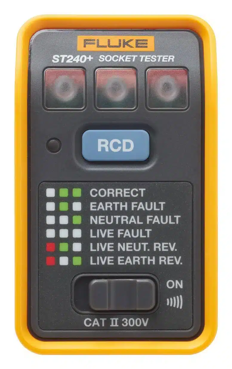 تستر پریز و RCD فلوک ST240+ / UK – اورجینال