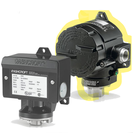 پرشرسوئیچ ضد انفجار اشکرافت مدل B-7-24-S-400PSI