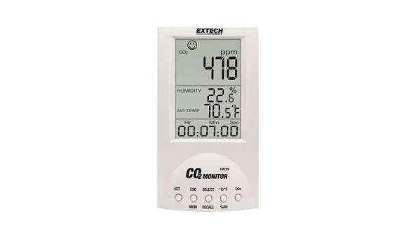 اندازه‌گیر کیفیت هوای داخلی برند اکستک CO220