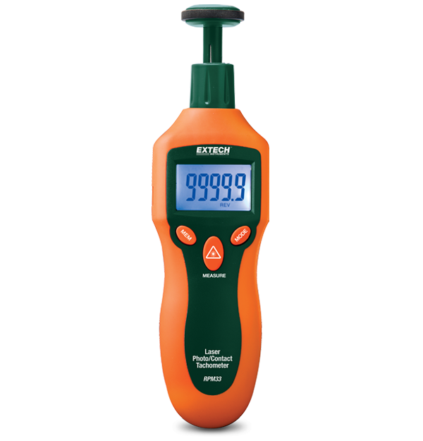 خرید تستر دورسنج لیزری و تماسی اکستک مدل RPM33