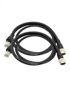 خرید کابل تبدیل 2 پورت RJ45 به M12 D کد 1 متر برند ترند مدل R151058