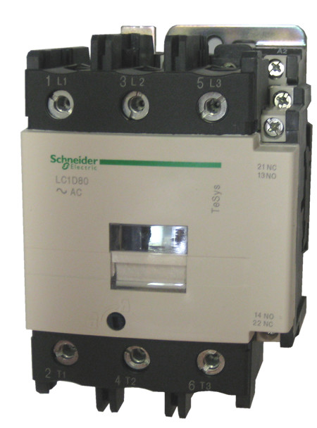 خرید کنتاکتور سه‌پل 80 آمپر برند اشنایدر الکتریک مدل Lc1d80m7