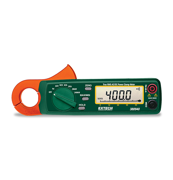 آمپرمتر کلمپی True RMS AC/DC مدل 380940 برند اکستک