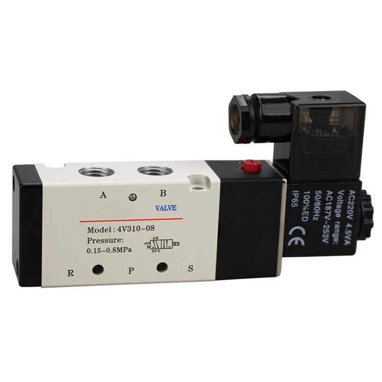 شیر برقی پنوماتیک مدل 4V310-08 برند ایرتک