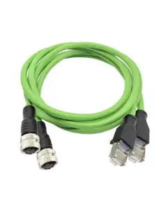 کابل آداپتور 2 پورت RJ45 به M12 کد X برند ترند مدل R151059