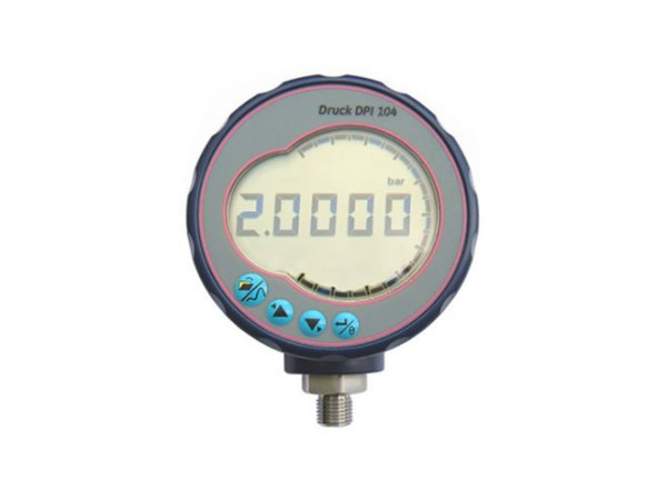 Features 0.05% full scale (FS) accuracy Pressure ranges to 20,000 psi (1400 bar) Eleven selectable pressure units Large, easy to read display with five digit resolution Pressure indication and bar graph for quick visual reference Temperature compensated accuracy from 14 to 122°F (-10 to 50°C) 0 to 5V analog output Pressure switch test Minimum/Maximum, tare and alarm functions IDOS compatible and RS232 serial interface Networking capability (1 to 99 units) Stainless steel or Inconel pressure cavity for aggressive media Includes NIST traceable certificate of calibration