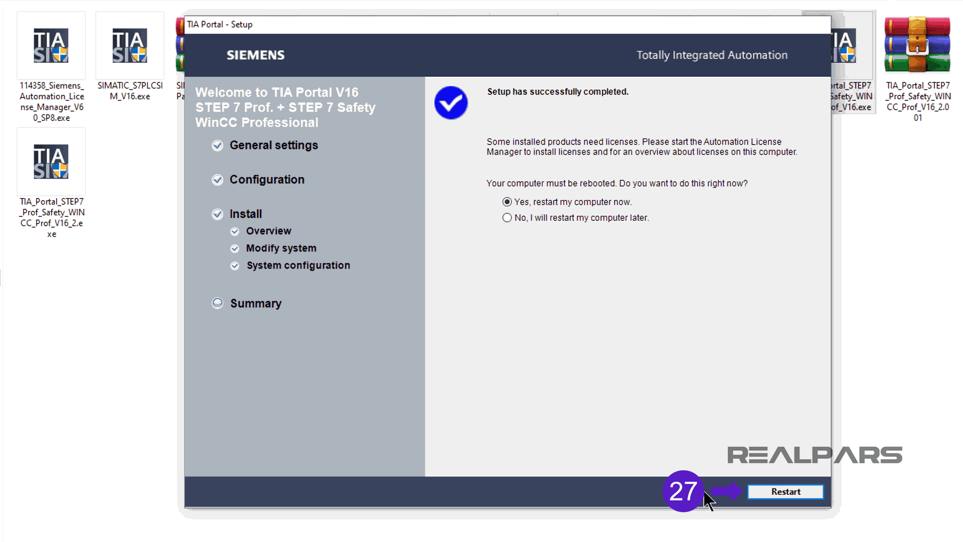 https://pargaran.com/wp-content/uploads/articles/2020/09/Reboot-the-PC-after-TIA-Portal-16-Installation.png
