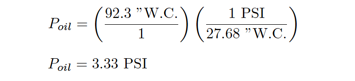 فرمول فشار هیدرواستاتیک - 1