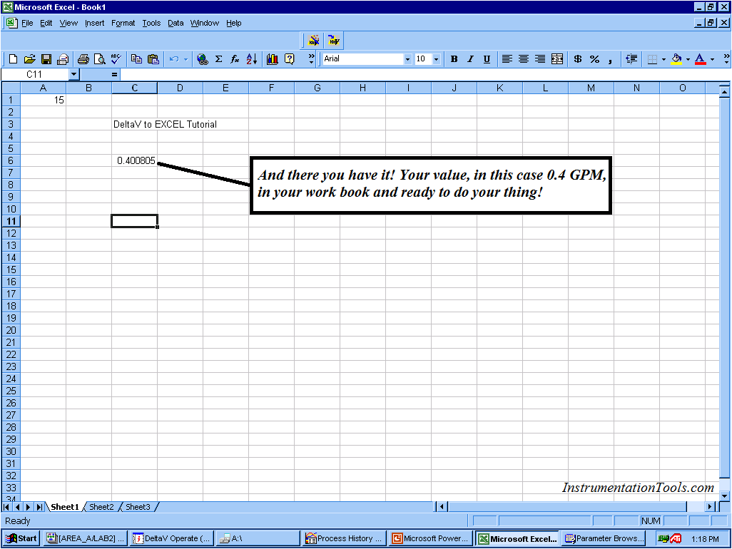 چگونه داده ها را از سیستم DeltaV به Excel صادر کنیم-3